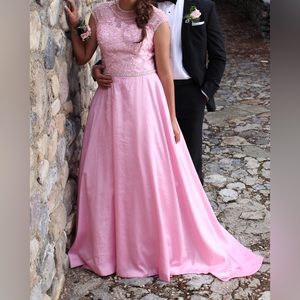 Bubblegum pink pageant/prom dress